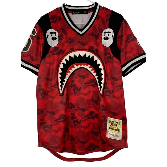 Hudson & Co Hometown Collection Kill Ape Camo Print Jersey M Red $ 7617 Street - Picture 3 of 13